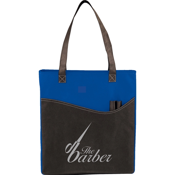 Rivers Pocket Non-Woven Convention Tote - Image 8