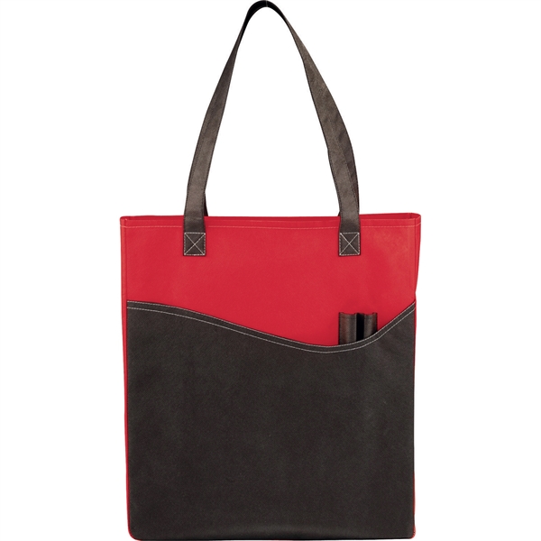 Rivers Pocket Non-Woven Convention Tote - Image 10