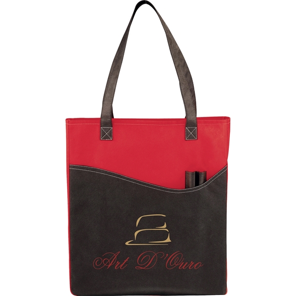 Rivers Pocket Non-Woven Convention Tote - Image 11
