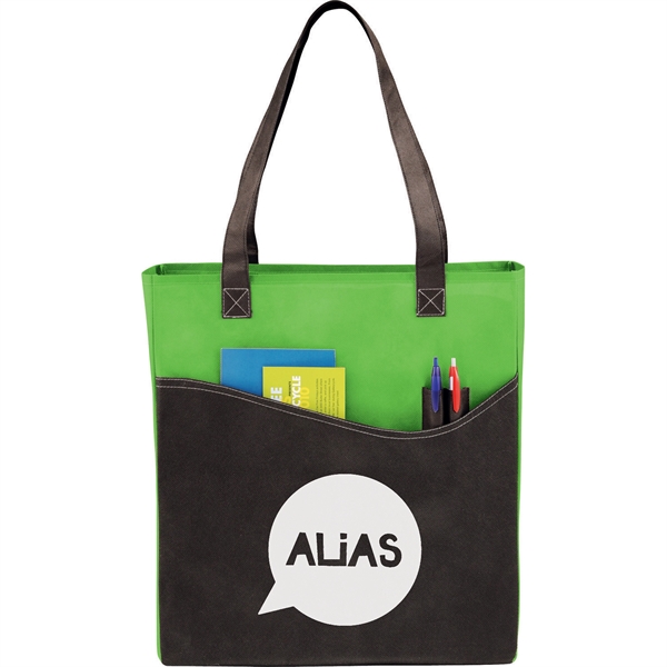 Rivers Pocket Non-Woven Convention Tote - Image 15