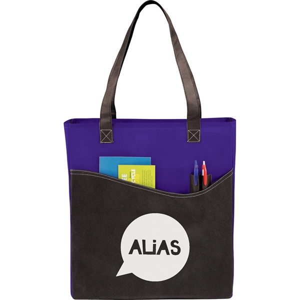 Rivers Pocket Non-Woven Convention Tote - Image 18