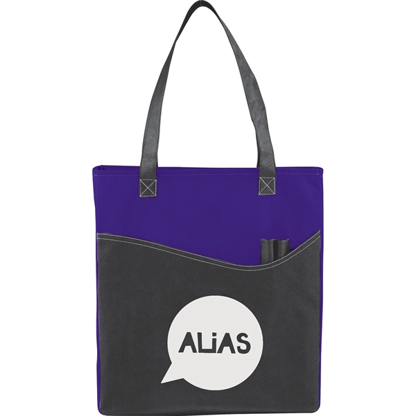 Rivers Pocket Non-Woven Convention Tote - Image 19