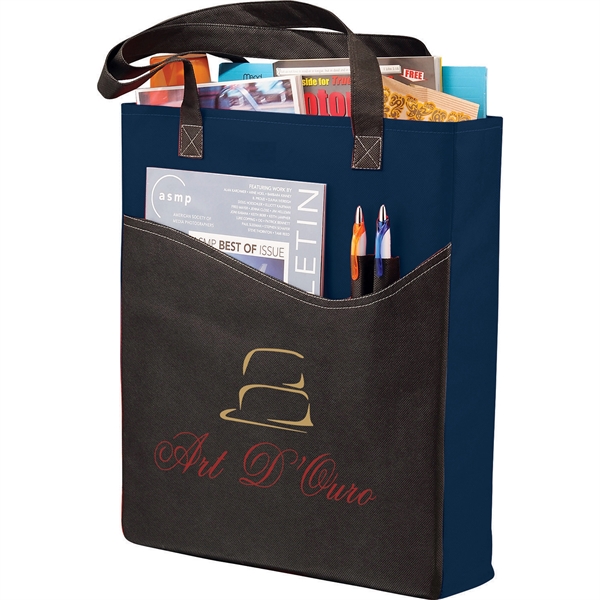 Rivers Pocket Non-Woven Convention Tote - Image 23