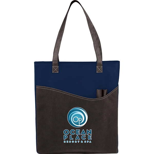 Rivers Pocket Non-Woven Convention Tote - Image 24