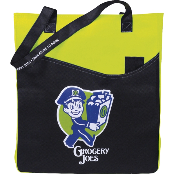 Rivers Pocket Non-Woven Convention Tote - Image 33