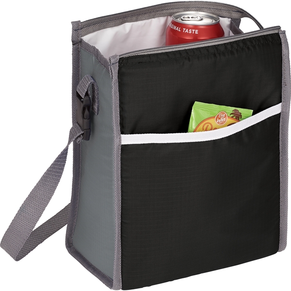 Color Block 9 Can Lunch Cooler - Image 6