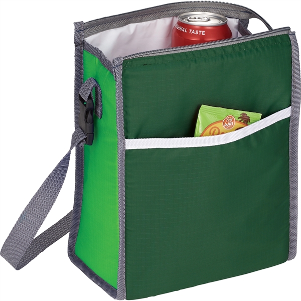 Color Block 9 Can Lunch Cooler - Image 7