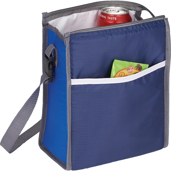 Color Block 9 Can Lunch Cooler - Image 15