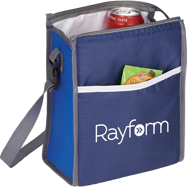 Color Block 9 Can Lunch Cooler - Image 17