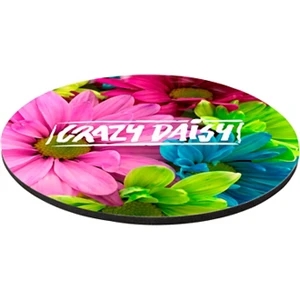 8" Rd 1/4" Thick Full Color Soft Mouse Pad
