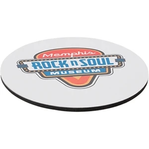 8" Rd 1/8" Thick Full Color Soft Mouse Pad