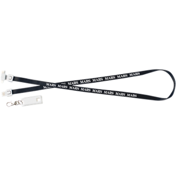 3-in-1 USB Charging Cable Lanyard - Image 2