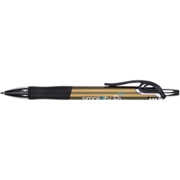 Metallic Pen w/ Black Gripper - Image 3