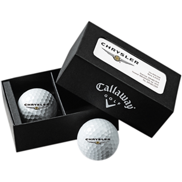 Callaway 2-Ball Business Card Box w/ Warbird