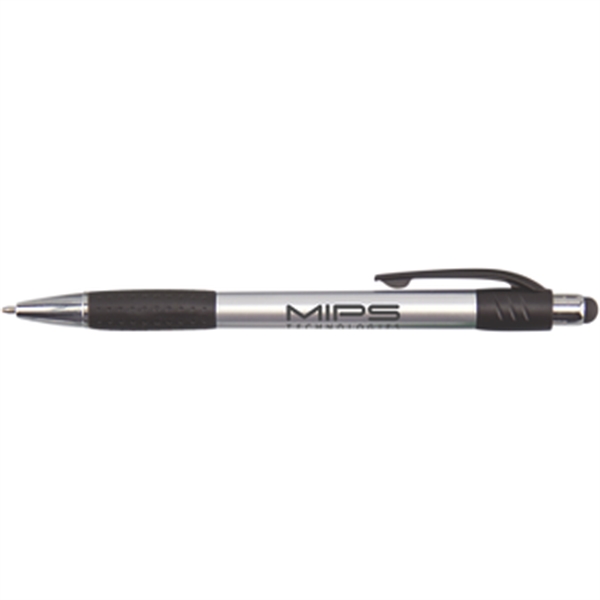 Silver Stylus Pen w/ Metallic Accents - Image 2