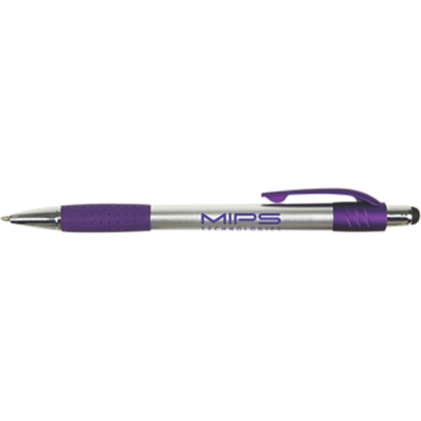 Silver Stylus Pen w/ Metallic Accents - Image 8