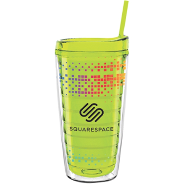 16 oz Made In The USA Tumbler w/ Lid  Straw - Image 5