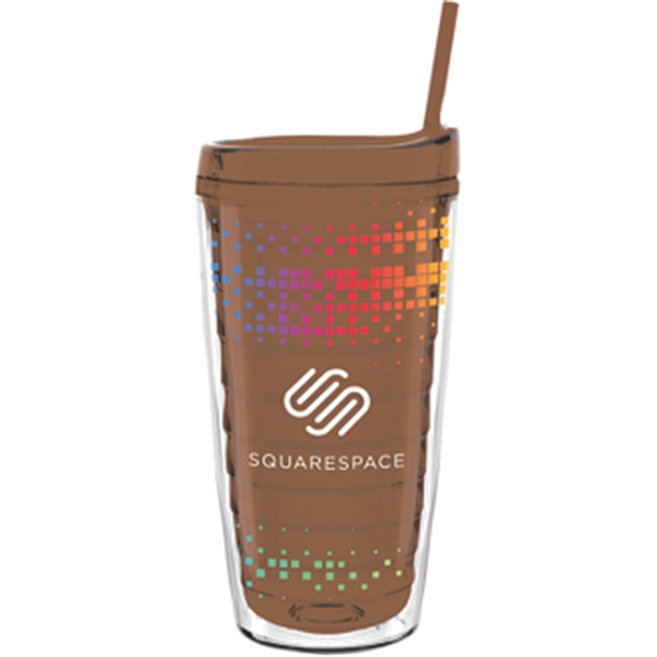 16 oz Made In The USA Tumbler w/ Lid  Straw - Image 6