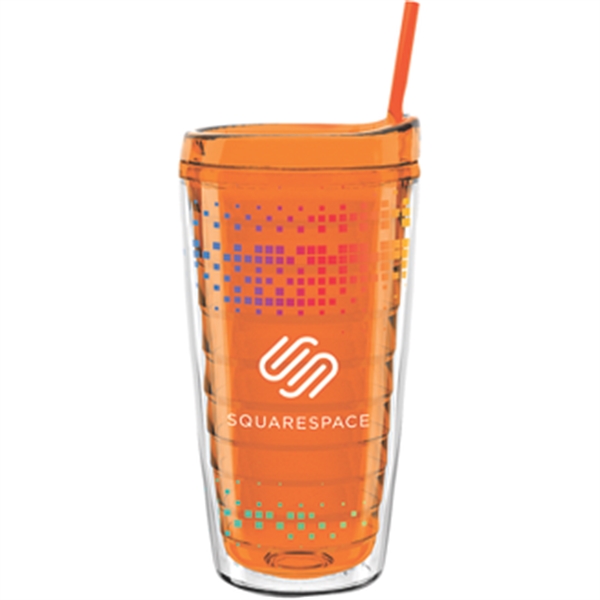 16 oz Made In The USA Tumbler w/ Lid  Straw - Image 7