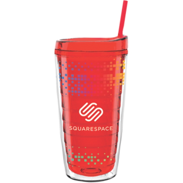 16 oz Made In The USA Tumbler w/ Lid  Straw - Image 10