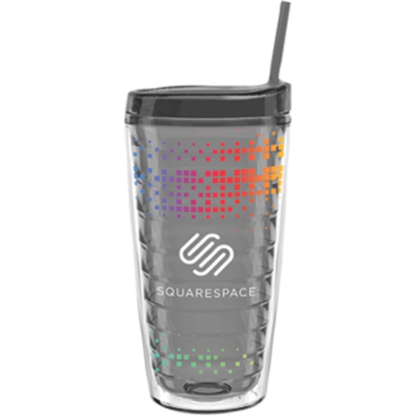 16 oz Made In The USA Tumbler w/ Lid  Straw - Image 11