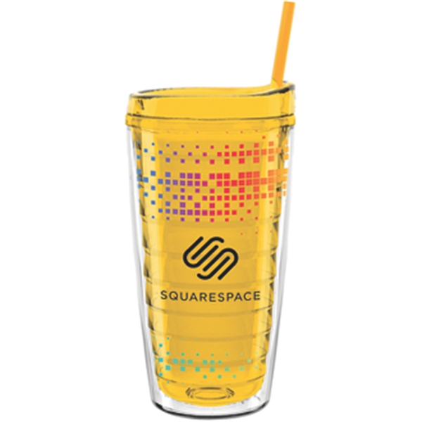 16 oz Made In The USA Tumbler w/ Lid  Straw - Image 12