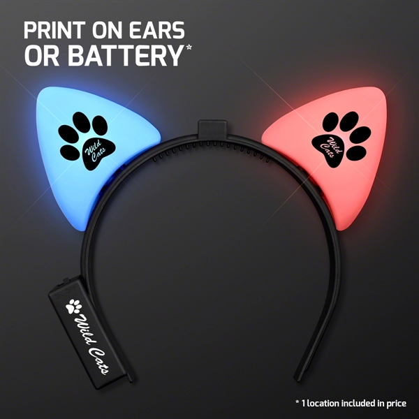 Blinking LED Cat Ears Headband - Image 4
