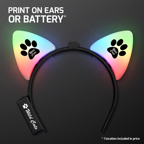 Blinking LED Cat Ears Headband - Image 6