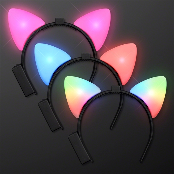 Blinking LED Cat Ears Headband - Image 8