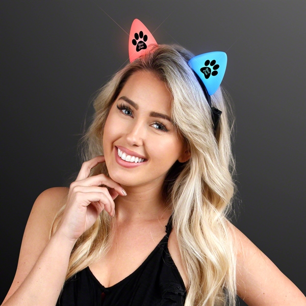 Blinking LED Cat Ears Headband - Image 10