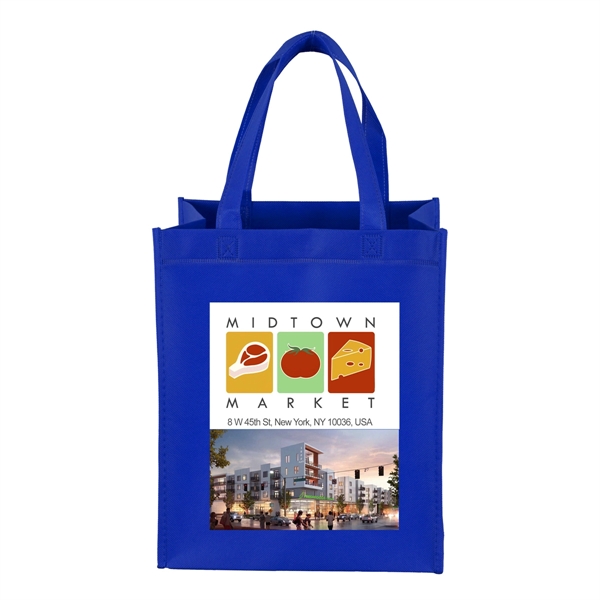 Full View Junior - Large Imprint Grocery Shopping Tote Bag - Image 5
