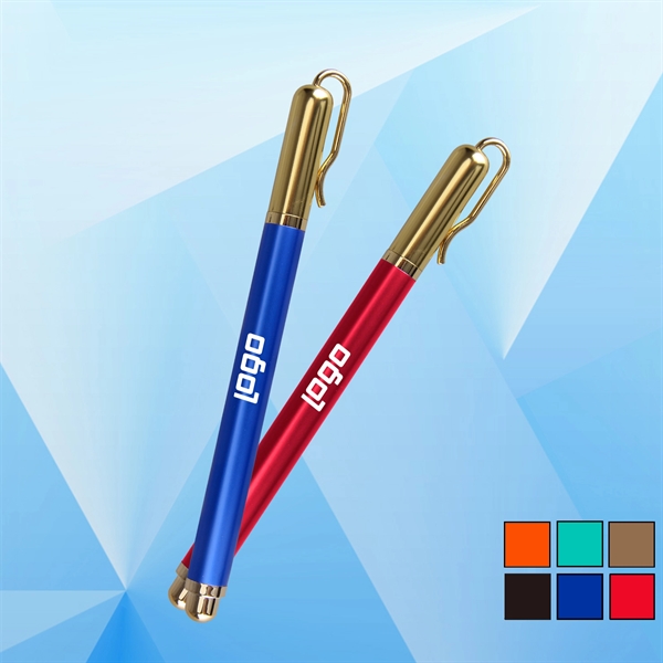 Rollerball Pen with Mini Clip - Image 1