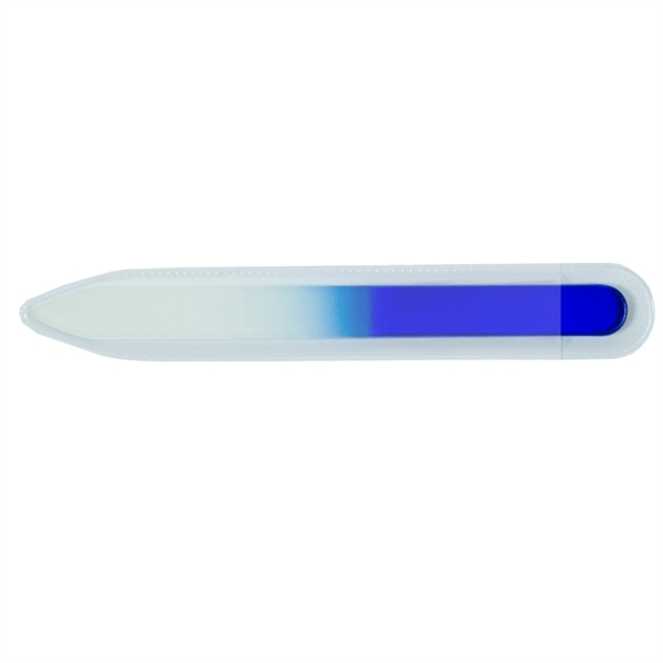 Tempered Glass Nail File in Clear Sleeve - Image 2