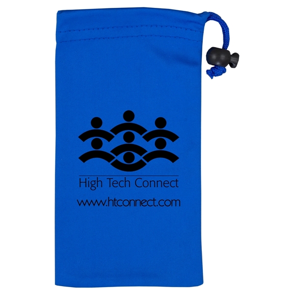 Clean-n-Carry Microfiber Drawstring Pouch For Cell Phones - Image 9