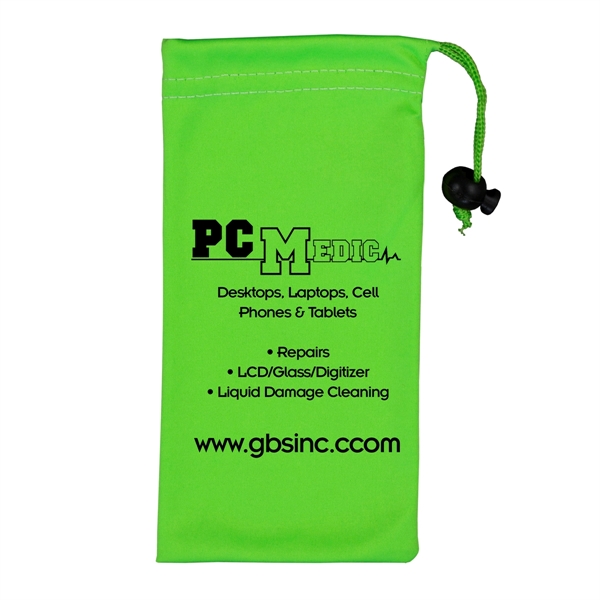 Clean-n-Carry Microfiber Drawstring Pouch For Cell Phones - Image 14