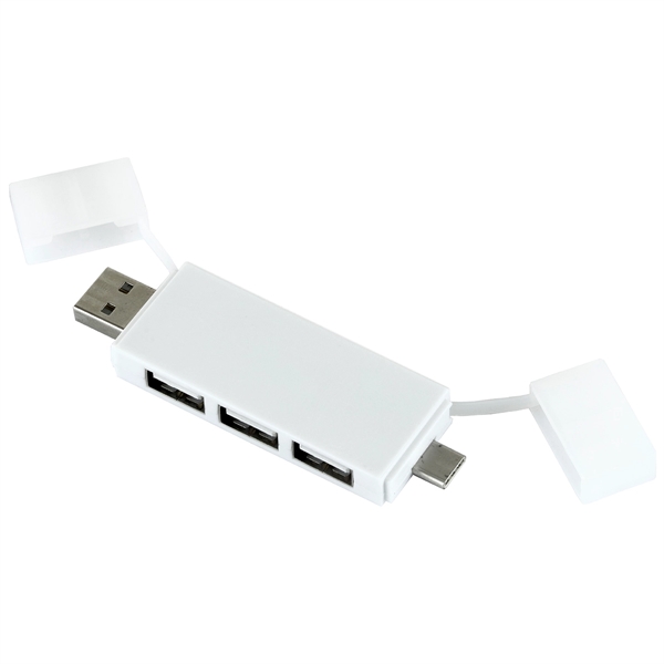 Freedom 2-in-1 3 Port Mini USB Hub with Type A & Type C - Image 21