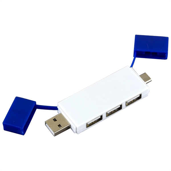 Freedom 2-in-1 3 Port Mini USB Hub with Type A & Type C - Image 26