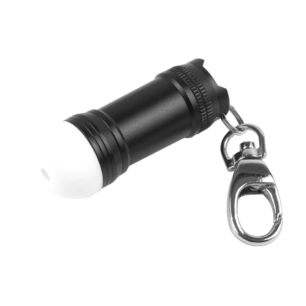 Mini Glowing Bubble Tip LED Aluminum Keychain Keylight - Image 11