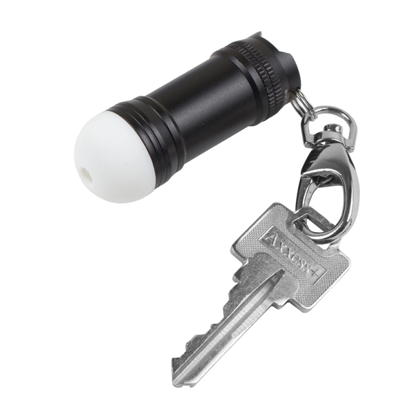 Mini Glowing Bubble Tip LED Aluminum Keychain Keylight - Image 13