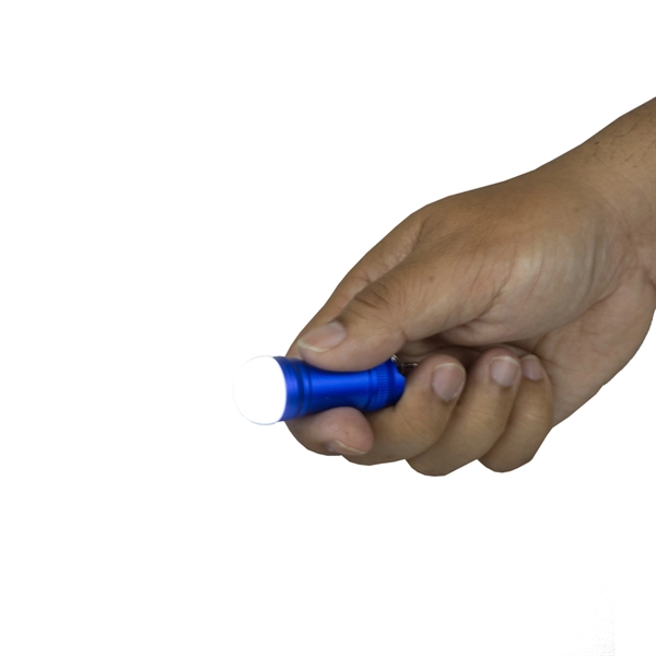 Mini Glowing Bubble Tip LED Aluminum Keychain Keylight - Image 16