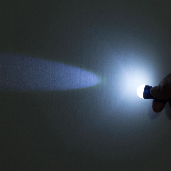 Mini Glowing Bubble Tip LED Aluminum Keychain Keylight - Image 21