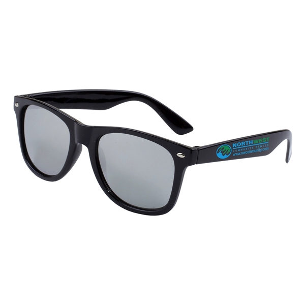 Clairemont Colored Mirror Tinted Sunglasses - Image 6