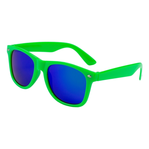 Clairemont Colored Mirror Tinted Sunglasses - Image 11