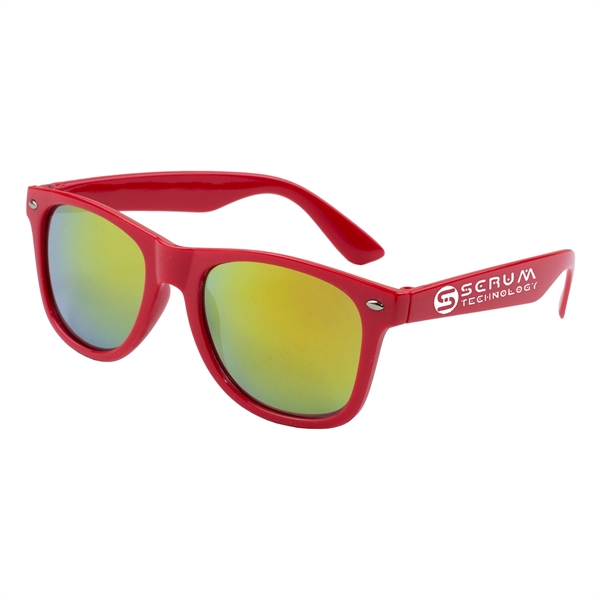 Clairemont Colored Mirror Tinted Sunglasses - Image 2