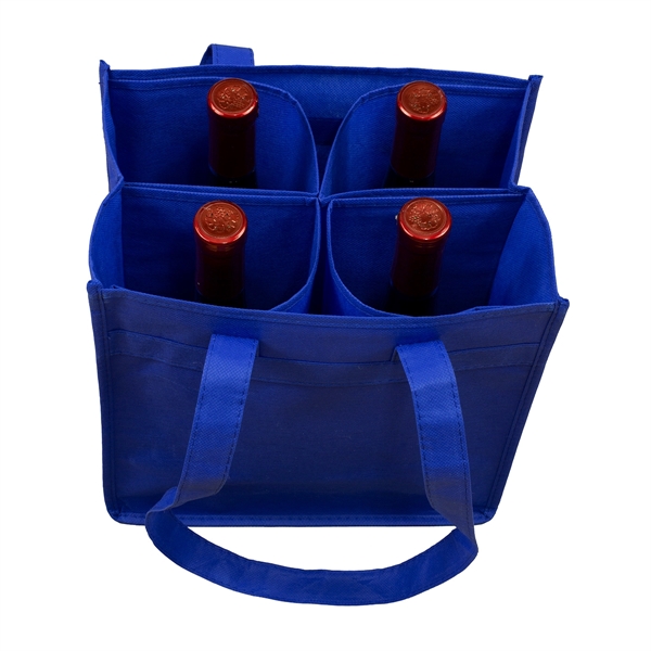 The Brunello 4 Bottle Wine Tote Bag - Image 10