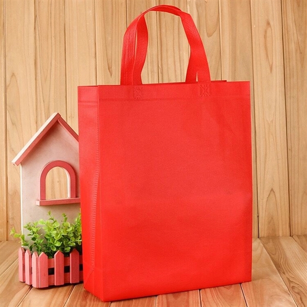 Promotional Non-Woven Tote Bag (13 3/4" W x 16" H x 4 3/4"D) - Image 2
