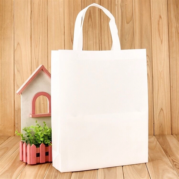 Promotional Non-Woven Tote Bag (13 3/4" W x 16" H x 4 3/4"D) - Image 6