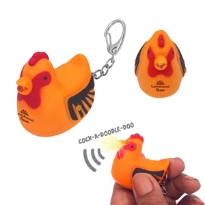 Rooster LED Keychain