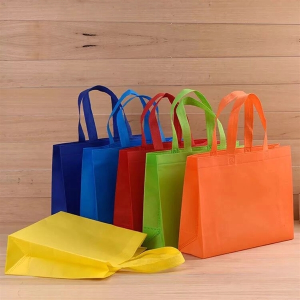 Promotional Non-Woven Tote Bag (13 3/4" W x 10" H x 4" D) - Image 1