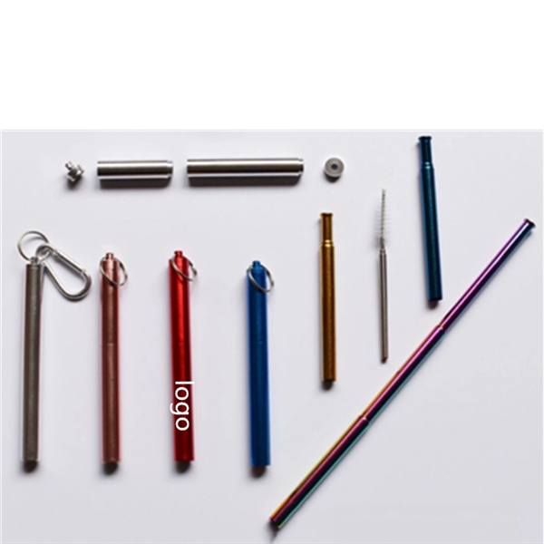 Stainless Steel Telescopic Straw with Case